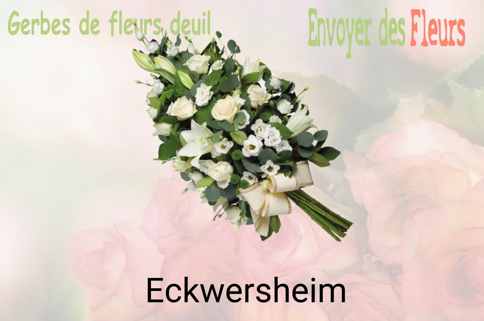 Gerbe de fleurs de deuil livrée à Eckwersheim